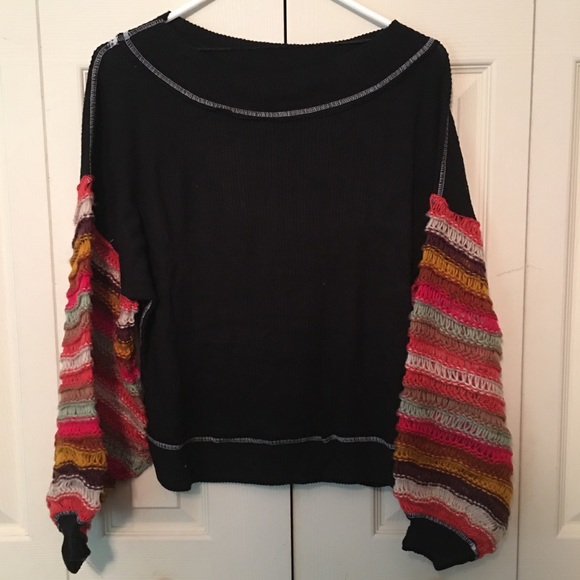 Free People XS Cha Cha Knit Sweater NWT - Picture 2 of 9
